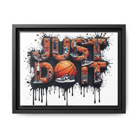 "just do it" Matte Canvas Framed Wall Art
