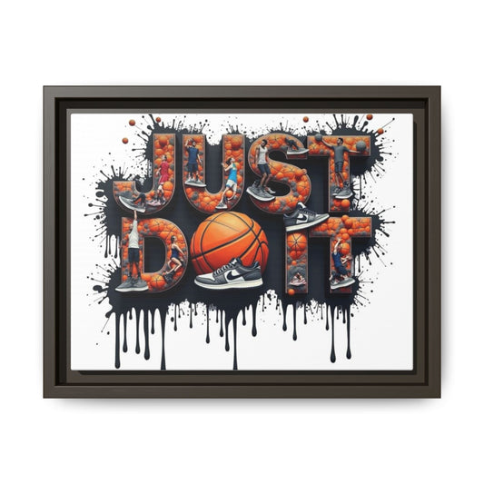 "just do it" Matte Canvas Framed Wall Art