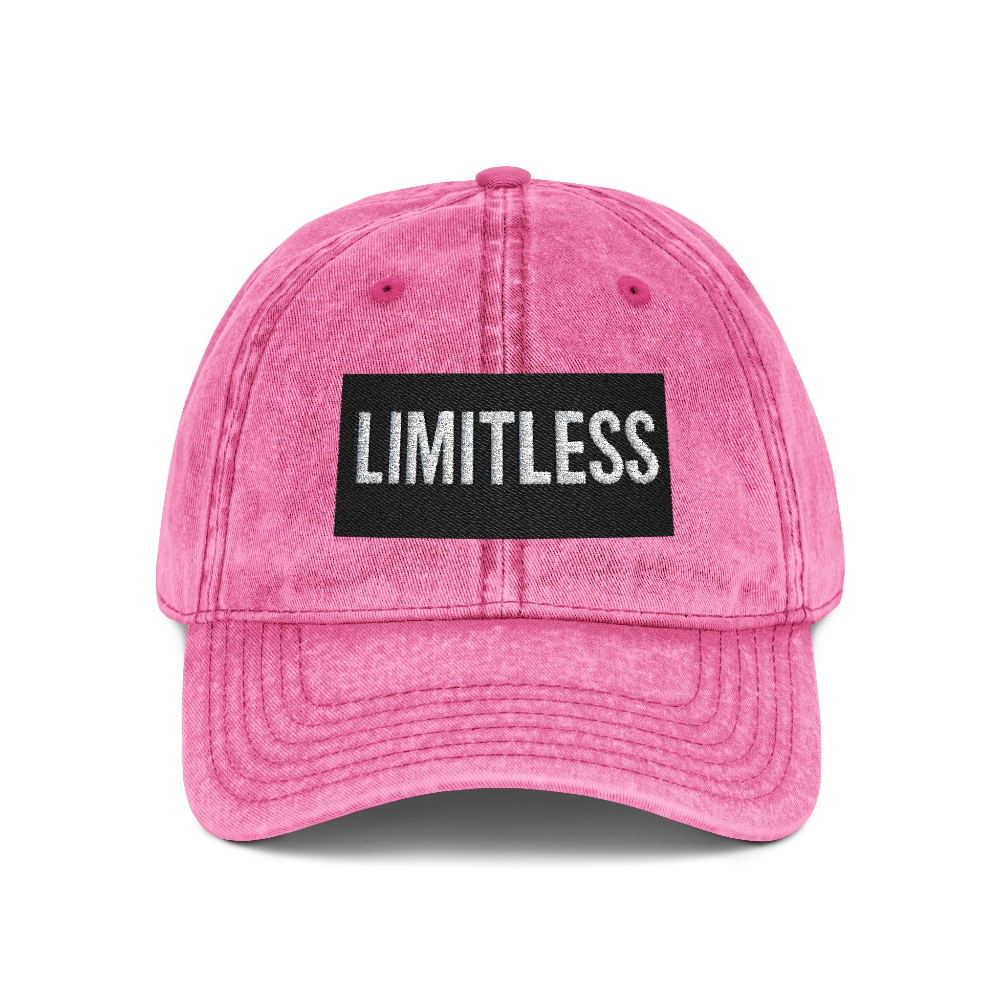 Boss Mode Vintage Cap — White Embroidered "BOSS MODE" Minimalist Hat