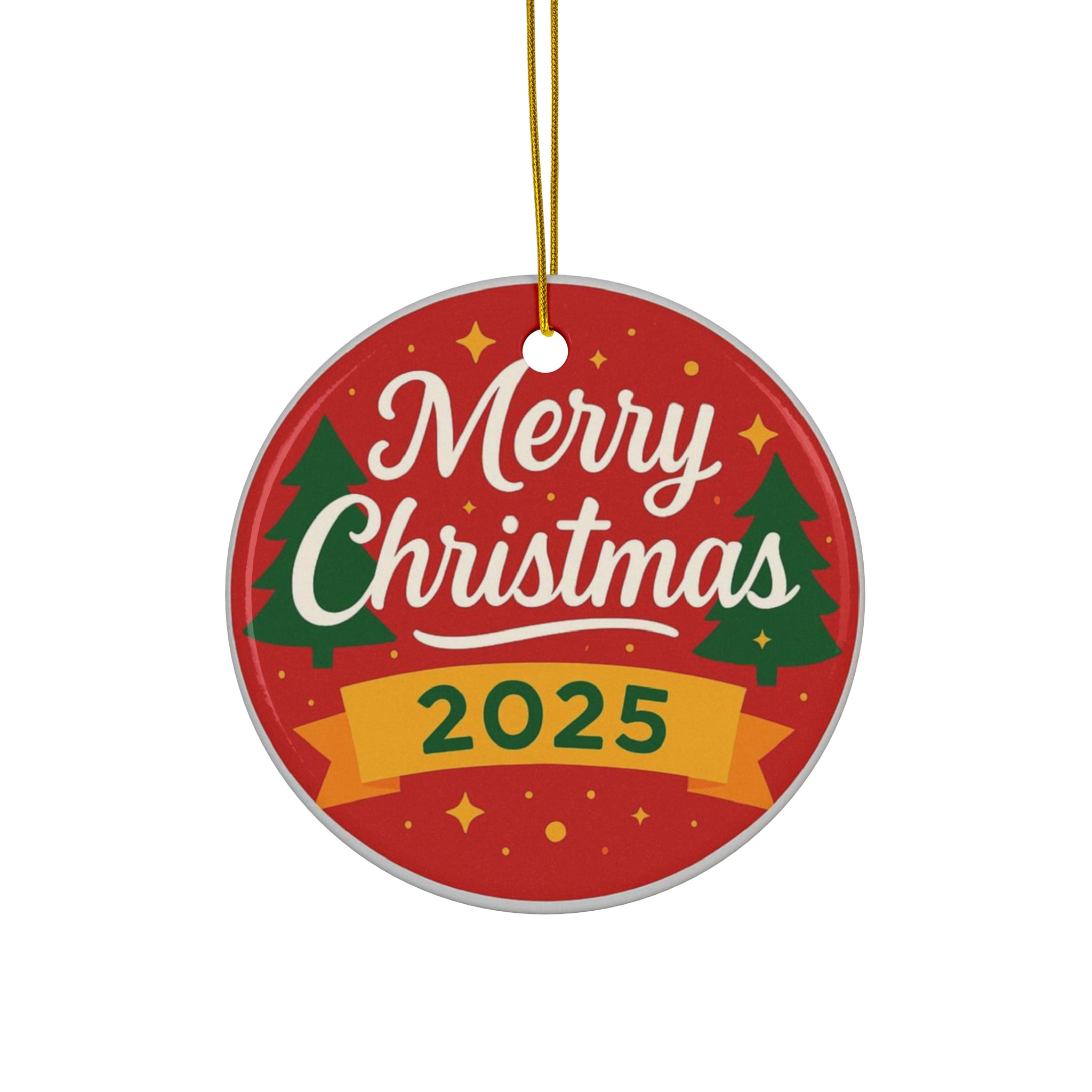 Ceramic Ornament, 4 Shapes