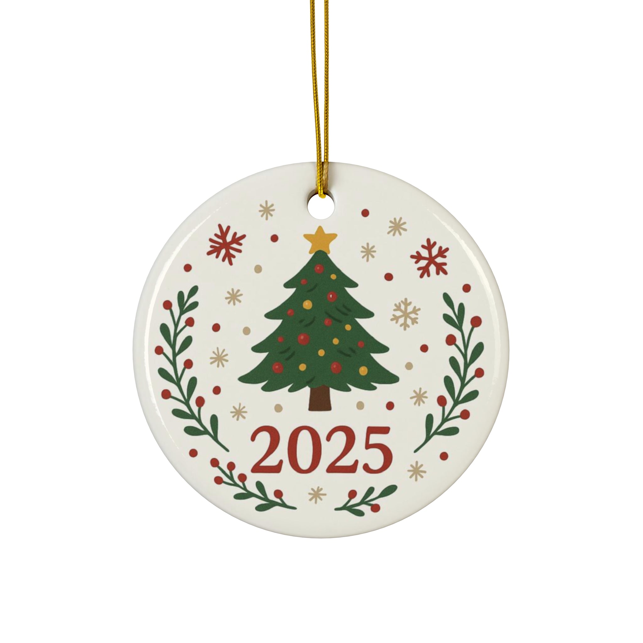 Ceramic Ornament, 4 Shapes